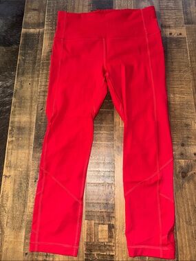 lululemon athletica Bright Red Women's Leggings